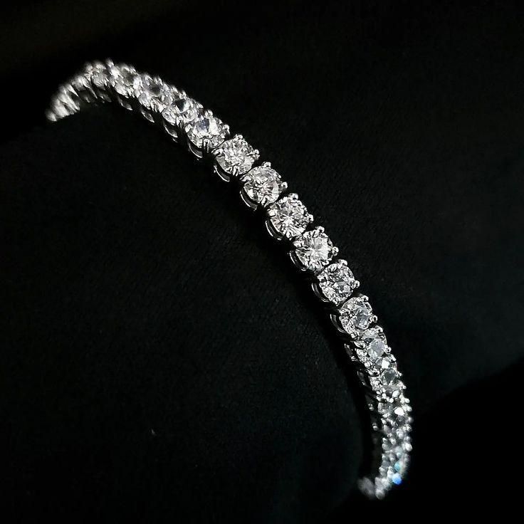 Diamond Tennis Bracelet – Elegant Crystal Statement Piece