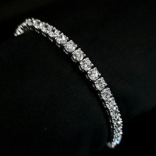 Diamond Tennis Bracelet – Elegant Crystal Statement Piece