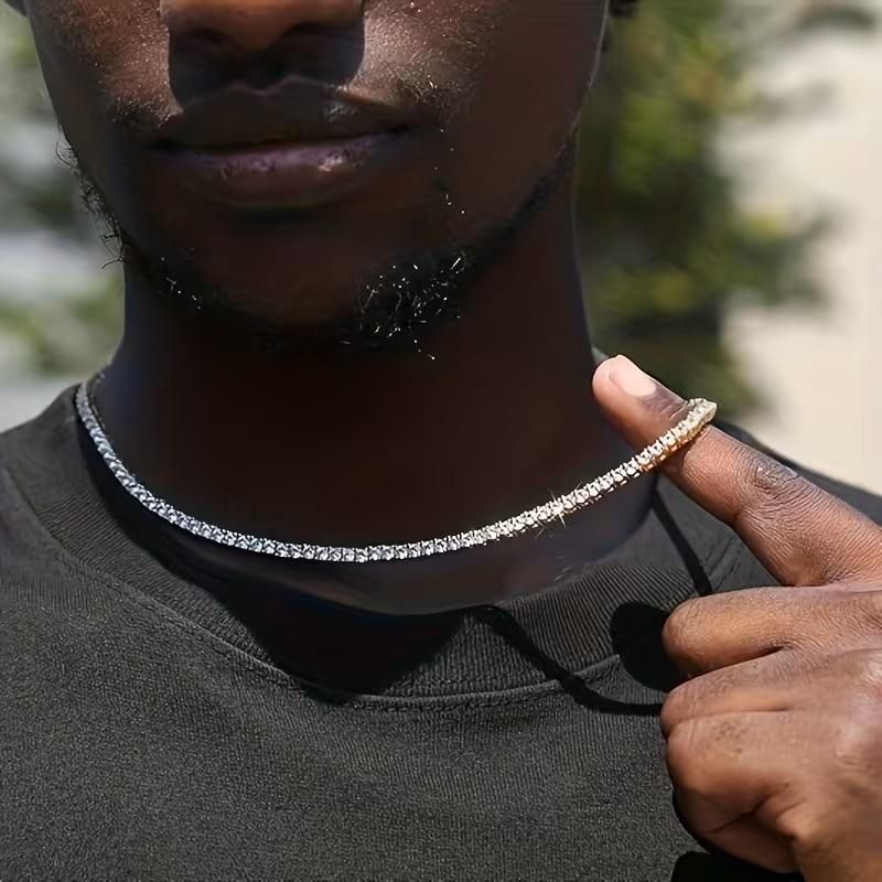 Diamond Tennis Necklace – Elegant Crystal Chain